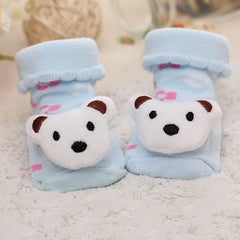 Baby socks rubber anti slip floor cartoon kids Toddlers autumn spring Fashion Animal newborn Cute 0-6-12month