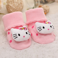 Baby socks rubber anti slip floor cartoon kids Toddlers autumn spring Fashion Animal newborn Cute 0-6-12month