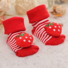 Baby socks rubber anti slip floor cartoon kids Toddlers autumn spring Fashion Animal newborn Cute 0-6-12month
