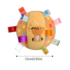 Baby Toys For Children Animal Ball Soft Plush Mobile Toys With Sound Baby Rattle Infant Body Building Ball Toys For 0-12 Months