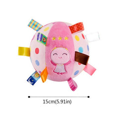 Baby Toys For Children Animal Ball Soft Plush Mobile Toys With Sound Baby Rattle Infant Body Building Ball Toys For 0-12 Months