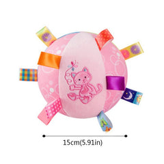 Baby Toys For Children Animal Ball Soft Plush Mobile Toys With Sound Baby Rattle Infant Body Building Ball Toys For 0-12 Months