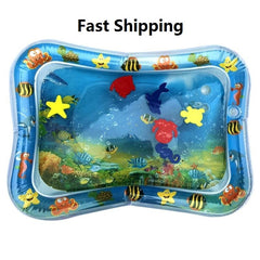 2019 Hot Sales Baby Kids Water Play Mat Inflatable Infant Tummy Time Playmat Toddler for Baby Fun Activity Play Center Dropship