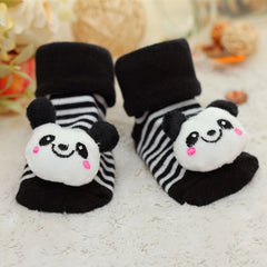 Baby socks rubber anti slip floor cartoon kids Toddlers autumn spring Fashion Animal newborn Cute 0-6-12month