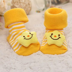 Baby socks rubber anti slip floor cartoon kids Toddlers autumn spring Fashion Animal newborn Cute 0-6-12month