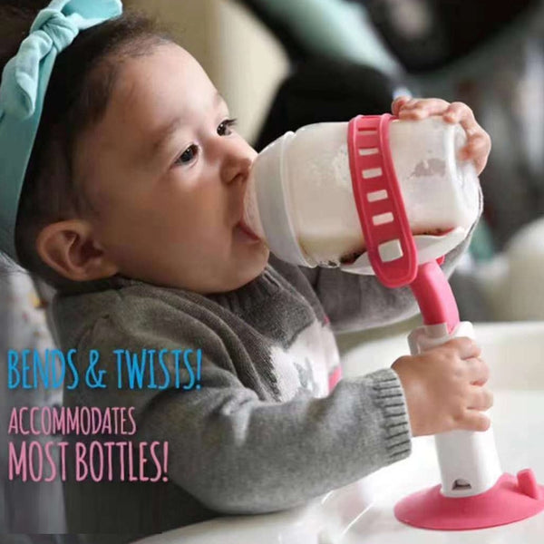 Baby Bottle Rack Free Hand Bottle Holder Feeder Bottles Rack Baby Self-Feeding Holder Drink Water Nursing Holder Support Clip