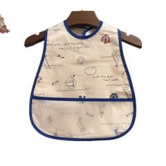 Adjustable Baby Bibs EVA Waterproof Lunch Feeding Bibs Baby Cartoon Feeding Cloth Children Baby Apron Babador Bandana
