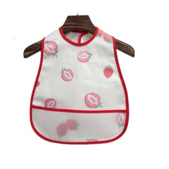 Adjustable Baby Bibs EVA Waterproof Lunch Feeding Bibs Baby Cartoon Feeding Cloth Children Baby Apron Babador Bandana