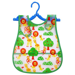 Adjustable Baby Bibs EVA Waterproof Lunch Feeding Bibs Baby Cartoon Feeding Cloth Children Baby Apron Babador Bandana