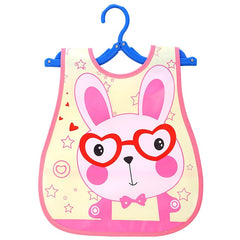 Adjustable Baby Bibs EVA Waterproof Lunch Feeding Bibs Baby Cartoon Feeding Cloth Children Baby Apron Babador Bandana