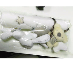 Rabbit baby hanging bed safety seat plush toy Hand Bell Multifunctional Plush Toy Stroller Mobile Gifts