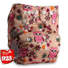 Littles&Bloomz Baby Washable Reusable Real Cloth Pocket Nappy Diaper Cover Wrap suits Birth to Potty One Size Nappy  Inserts