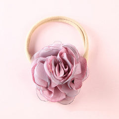 BalleenShiny Fashion Florals Headband Newborn Baby Elastic Princess Hairbands Child Kids Pearl Fresh Style Cute Headwear Gifts