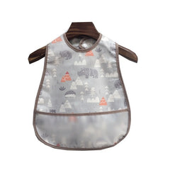 Adjustable Baby Bibs EVA Waterproof Lunch Feeding Bibs Baby Cartoon Feeding Cloth Children Baby Apron Babador Bandana