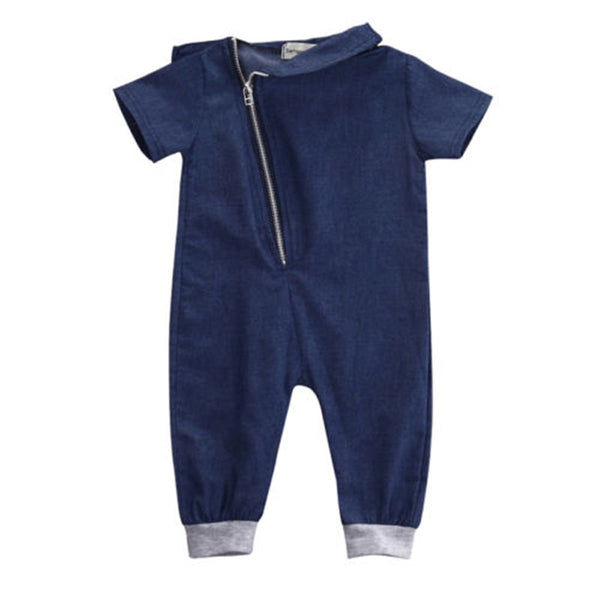 Baby Boys Girls Rompers Spring Infant Jeans Denim Jumpsuit